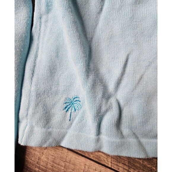 Vintage Lily Pulitzer Aqua Button Up Cardigan - Picture 5 of 7